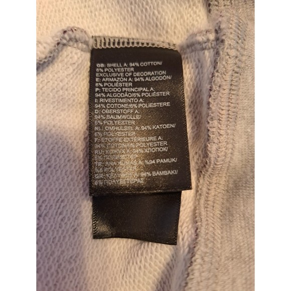 The North Face Nordic Printed Terry Crew Neck Sweatshirt Womens Medium Maroon - Picture 6 of 7